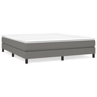 vidaXL Estructura de cama tela gris oscuro 180x200 cm