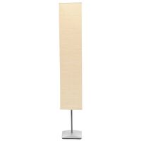 vidaXL Lámpara de pie con soporte de acero 135 cm beige