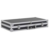 vidaXL Gun Case Aluminium ABS Black