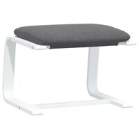 vidaXL Footstool Light Grey 51x41x40 cm Fabric