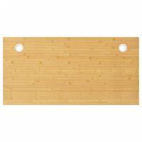 vidaXL bordplade til skrivebord 80x40x1,5 cm bambus