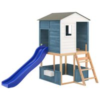 vidaXL Outdoor Playset Solid Wood Fir