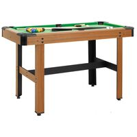 vidaXL 4 Feet Billiard Table 122x61x76 cm Brown