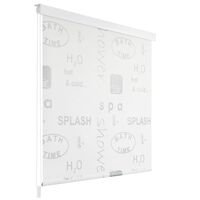 vidaXL Rolgordijn voor douche 100x240 cm splash