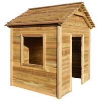 vidaXL Outdoor Playhouse 120x120x146 cm Pinewood