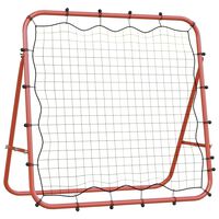 vidaXL Rede de ressalto para futebol ajustável 96x80x96 cm aço e PE