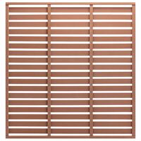 vidaXL Fence Panel WPC 180x180 cm Brown