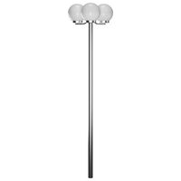 vidaXL Garden Lamp Post 3 Lamps 220 cm