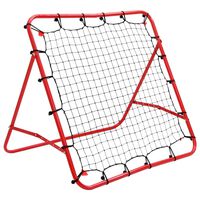 vidaXL Voetbal kickback rebounder verstelbaar 100x100 cm