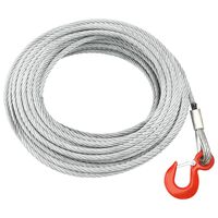 vidaXL Cuerda de cable 800 kg 20 m