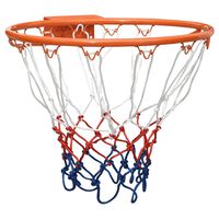 vidaXL Cesto de basquetebol 39 cm aço laranja