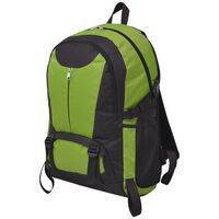 vidaXL Hiking Backpack 40 L Black and Green