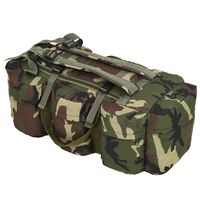 vidaXL 3-in-1 Seesack Armee-Stil 90 L Camouflage