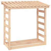 vidaXL Firewood Rack 108x64.5x110 cm Solid Wood Pine