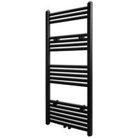 Radiator port-prosop încălzire centrală baie drept negru 500 x 1160 mm