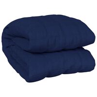 vidaXL Weighted Blanket Blue 150x200 cm 11 kg Fabric