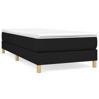 vidaXL Rám na boxspring posteľ čierny 80x200 cm látka