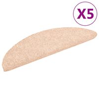 vidaXL isekleepuv trepivaip, 5 tk, must, 56x17x3 cm, aastehnika