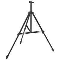 vidaXL Adjustable Display Easel Black Metal