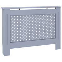 vidaXL Radiatordeksel antrasitt 112x19x81,5 cm MDF