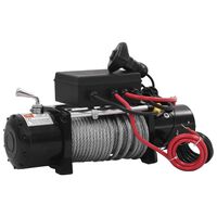 vidaXL Cabrestante eléctrico 12 V 5909 kg